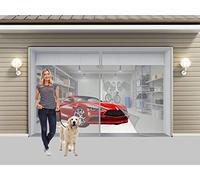 Magnetic Fly Screen Door, 200 x 245 cm Magnetic Flyscreen Net, with Powerful Magnets Flyscreen French Doors for All Doors, Bug-Free Net Flies/Mosquito, Grey