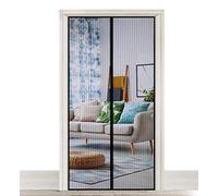 Magnetic Fly Screen Door 215x240cmPremium Magnetic Curtain with Automatic Closure Easy Install Keeps Bugs Out Allows Fresh Air InBlack & Effective Bug Barrier