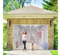 Magnetic Fly Screen Door 240x205 cm Chain, Full Size, Heavy Duty Curtain, Pet Friendly, for House, French Doors - White H
