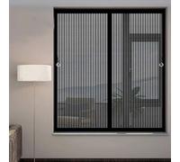Magnetic Fly Screen Door 38 x 45 cm Magnet Silent, Anti Mosquito Heavy Duty Door Screen Keeping Out Flies Bug, Kid and Pet Friendly for Doors, Window, Black