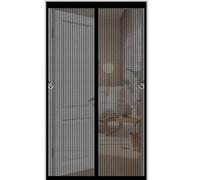 Magnetic Fly Screen Door 80 x 212 cm Fly Nets for Doors Easy to Install Hundreds of Sizes Kid and Pet Friendly Nets for Living Room, Bedroom, Black