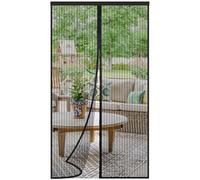 Magnetic Fly Screen Door, Anti Mosquito Mesh Fly Curtain with Full Frame Hook&Loop, Hands Free Mesh Net Partition Keeps Bugs Out, Keep Bugs Out Lets Fresh Air in (70 * 200cm)