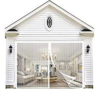Magnetic Fly Screen Door, BKPH Patio Insect Door Screen, Anti Mosquito Mesh Fly Curtain Nets with Powerful Magnets&Full Frame Magic Tape, Keep Bugs Out&Lets Fresh Air in -260x245cm(102x96inch)