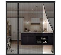 Magnetic Fly Screen Door - Custom Size Made to Your Door Dimensions - Heavy Duty Mesh, Self-Closing, Insect Proof - Fits Patio, Sliding & French Doors - No Drilling Needed