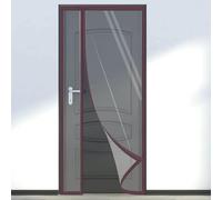 Magnetic Fly Screen Door for Terrace & Bedroom - Premium Winter Insulation Waterproof Transparent Cover with Hooks Left/Right Opening 95x210cm