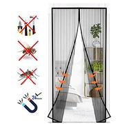 Magnetic Fly Screen Door, Keep Insects Out Mosquito Door Screen Mesh Curtain, Without Drilling Top to Bottom Seal Automatically, for Patio, Balcony