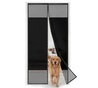 Magnetic Fly Screen Door Privacy Protection, Door Fly Screen Curtain Keeping Out Mosquito Mesh & Allow Fresh Air Flow & Block the View Flyscreen for Front Door Patio Bedroom Nursery (100x220cm)
