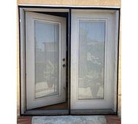 Magnetic Fly Screen Door Reinforced Strong Magnets Mesh, High-Density & Tear Resistant Net for Keeps Fly Out/Pets Scratching, Self-Adhesive & Easy Install & Customisable(260x220cm/102x87in)