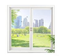Magnetic Fly Screen for Windows UK - Adjustable Insect Mesh Netting with Strong Magnets - DIY to Fit Door Frame - Black Barrier 130x150cm(white100*120cm)