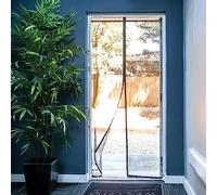 Magnetic Fly Screen, Heavy Duty Door Screen, Easy Installation Insect Proof Mesh Net, Keep Bugs/Flys/Mosquitos Out (210cm x 110cm)