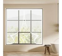 Magnetic Fly Screen Window 80 x 60 cm Selfadhesive Tape Magnetic Window Screen Insect Mesh Excellent Ventilation While Blocking Bugs for Windows Doors and Patio Screens, White
