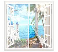 Magnetic Fly Screen Window,85x210cm(WxH) Insect Mesh Mosquito Net for Windows,Window Fly Screens Mesh Easy Installation Prevents Insects/Flies/Mosquitoes from Entering The Room,White-d