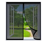 Magnetic Fly Screen Window Large 40 x 95 cm Easy Installation No Drilling Or Screwing Reinforced Anti-Tearing Insect Fly Mesh for Windows Nets to Keep Bugs Out, Black