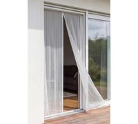 Magnetic Fly Screens 101 x 239 cm Frame Hook & Loop Hundreds of Sizes Fly Nets for Doors Keep Bugs Out & Lets Fresh Air in No Drill Installation Automatically Closes, White