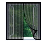 Magnetic Fly Screens 60 x 110 cm Easy Installation No Drilling Or Screwing Transparent Window Screen for Windows Nets to Keep Bugs Out, Black