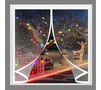 Magnetic Fly Screens for Doors 100 x 140 cm Transparent, Windproof Waterproof Auto Closing, Cold and Noise Proof Thermal and Insulated Curtain for Patio Balcony, A
