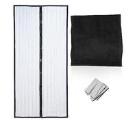 Magnetic Fly Screens for Doors | 100 x 210 cm Anti-UV Door Fly Screen Curtain mesh Keep Out Flies & Bugs | Mosquito net Curtains for Patio Doors, Sliding Doors, and Open Balconies