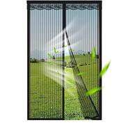 Magnetic Fly Screens for Doors 155x205cm,Magnetic Insect Door Screen,Easy to Install, Mosquito Door Screen with Powerful Magnetsn,Mesh Curtain for Patio Balcony Living Room