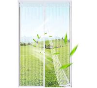 Magnetic Fly Screens for Doors 195x200cm,Magnetic Insect Door Screen,Easy to Install, Mosquito Door Screen with Powerful Magnetsn,Mesh Curtain for Patio Balcony Living Room