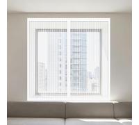 Magnetic Fly Screens Windows 85 x 60 cm with Selfadhesive Reinforced Thickened Window Screen with Installation Accessories for Windows Doors and Patio Screens, White