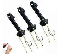 Magnetic Fly Threader, Fly Roost 2.0 Magnetic Rigging Tool and Holder Knot Assist for Threading Hooks Fishing Accessory to Easily Rig Small Flies & Tippet on Water (3pcs)