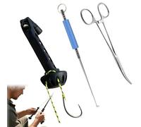Magnetic Fly Threader - Portable Leader Holder Tool, Precision Fly Tying Accessories, Compact Fishing Line Threader | Outdoor Fishing Equipment for River, Lake, Pond, Boat, Shore,