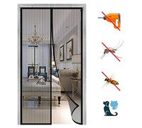 Magnetic Flying Insect Screen Door Hands-Free Magnetic Anti-Fly Screen Door, Full Frame, for Patio Door Living Room
