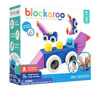Magnetic Foam Blocks - STEM Preschool Toys for Children, Toddlers, Boys and Girls, The Ultimate Bath Toy - Roadster Set, Bath Building Blocks, Engineering Toys for Kids 3-6