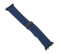 Magnetic Folding Buckle Quick Release Watch Strap Breathable Silicone Replacement Watch Band for Men Women
