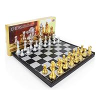 Magnetic Folding Chess Set, Children's Birthday Gift & Portable Travel Game for Kids Beginners & Adults