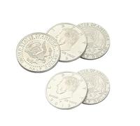 Magnetic Folding Coin Trick - Butterfly-Style Metal Gimmick for Close-Up Magic and Sleight Illusions - 3cm Mentalism Prop
