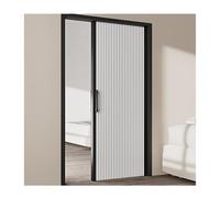 Magnetic Folding Door, Trackless Room Divider Curtain, Drill-Free Installation, for Bathroom, Kitchen, and Small Spaces(Style 4,220x200cm)