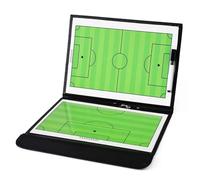 Magnetic Football Coaching Board, Foldable Soccer Strategy Clipboard with Pen and Magnets, Tacticals Planning Dry Erase Board for Coaches, Training, Team Use, 1 Piece