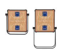 Magnetic Football Tactics Board, Adjustable Height Basketball & Soccer Coaching Clipboard, Training & Competition Tool for Coaches - Green, Medium Size
