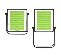 Magnetic Football Tactics Board, Multi-Sport Coaching Whiteboard for Soccer & Basketball, Height-Adjustable Stand, Ideal for Training & Competition (Green, Medium)