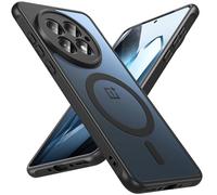 Magnetic for OnePlus 13 Case [Compatible with MagSafe] Translucent Matte Shockproof Slim Fit Military Grade Drop Proof Protection Anti-Fingerprint Cover Phone Case for OnePlus 13 5G 2025(Black)