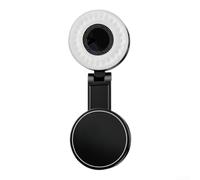 Magnetic for Selfie Light for Phone Portable LED Fill Magnetic(Black) | Strong magnetic attach, hands-free selfies, compact 7.6cm size, USB rechargeable, fits any bag