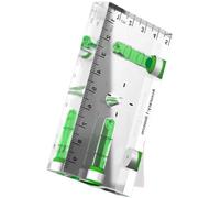 Magnetic for Spirit Level Ruler 45 Degree Angle Green | Strong magnetic base holds securely to metal for hands-free horizontal and vertical levelling.