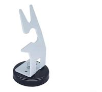 Magnetic for TIG Welding Torch Stand, Support Holder for TIG Torch and Plasma Cutter, Carbon Steel Base with Strong Magnet, White Welding Station Acces