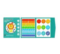 Magnetic Fraction Book, Math Skills Teaching, Math Manipulatives Toys, Learning Tools, Educational Activity Kit, Home School Accessory, Classroom Learning Aid for Boys Girls Homeschooling
