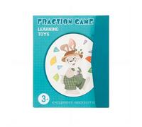 Magnetic Fraction Demonstration Book for Kids Learning, Math Manipulatives Set with Fraction Tiles & Magnets, Educational Fractions Games for Elementary, Teaching Aid for Classroom Homeschool