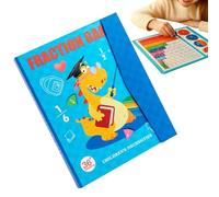 Magnetic Fractions for Kids - Magnetic Math Manipulatives - Educational Toy for Kids Ages 4+ Classroom Preschool Group Elementary School Home