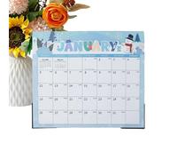 Magnetic Fridge Calendar - 2026 Tear Off Wall Planner | 18 Month Jan 2026 Jun 2027 Creative Planner Paper Calendar Home Office Kitchen Monthly Organizer Schedule