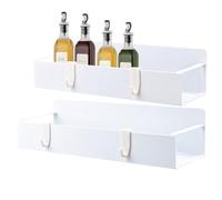 Magnetic Fridge Cup Holder - Magnetic Fridge Cup Organizer - 2 Pieces Mug Shelf Organizer Solution for Rental Home, Kitchen, Bathroom and Machine