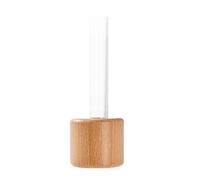 Magnetic Fridge Pot - Hydroponic Pot Magnet, Fridge Magnet with Test Tube Vase, Decorative Fridge Magnet, Wooden Flower Pot Magnetic Accessory for Office