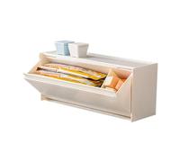 Magnetic Fridge Storage Box,Vanity Organizer - Kitchen Magnetic Teabag Holder Box,for Cabinet Door Countertop Pantry RV Bedroom Bathroom Entryway Living Room