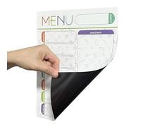 Magnetic Fridge Whiteboard - Dry Erase Weekly Planner, Checklist, Schedule, Food, Shopping Reminder | Perfect for Daily Work Planning and Task Management in the Kitchen and