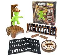 Magnetic Game, Magnetic Hangmen Mystery Word Guessing Game, Board Game, Guess the Word Before Hank Hangs, Fun Travel Game, Interactive Vocabulary Game for Kids& Adults