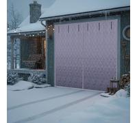 Magnetic Garage Door Insulation Kit, Thermal Insulated Screen Door, 8ft 9ft 10ft 12ft 14ft 16ft Garage Winterized Curtain Cover, Blanket for Weatherproof, Windproof, Soundproof(Gray,W229xH244cm)