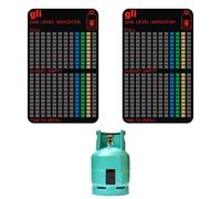 Magnetic Gas Bottle Level Indicator,2 Pcs Gas Level Indicator for Gas Bottles,Gas Cylinder Tool for Propane Gas Bottle Level Indicator,Portable Gas Bottle Level Sensor for Travel Camping Motorhome